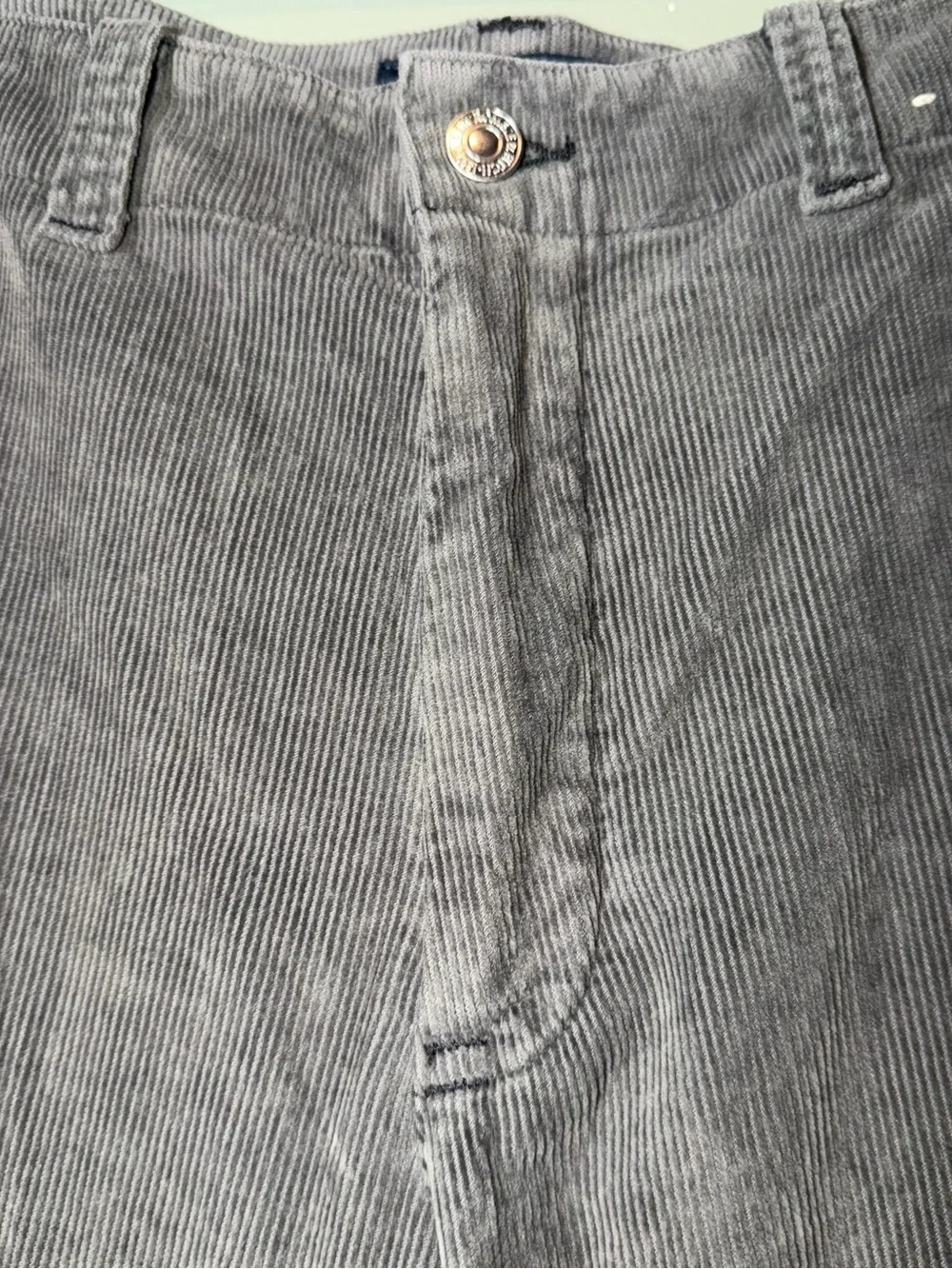 Abercrombie & Fitch Men’s Loose Fit Gray Corduroy Pants 36W 30L